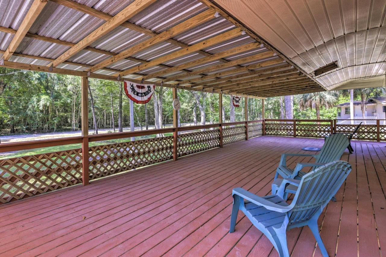Charming Abode With Dock On The Suwannee River Bell Экстерьер фото